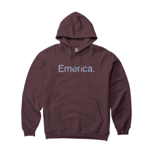 Sudadera Emerica Pure Logo Burgundy