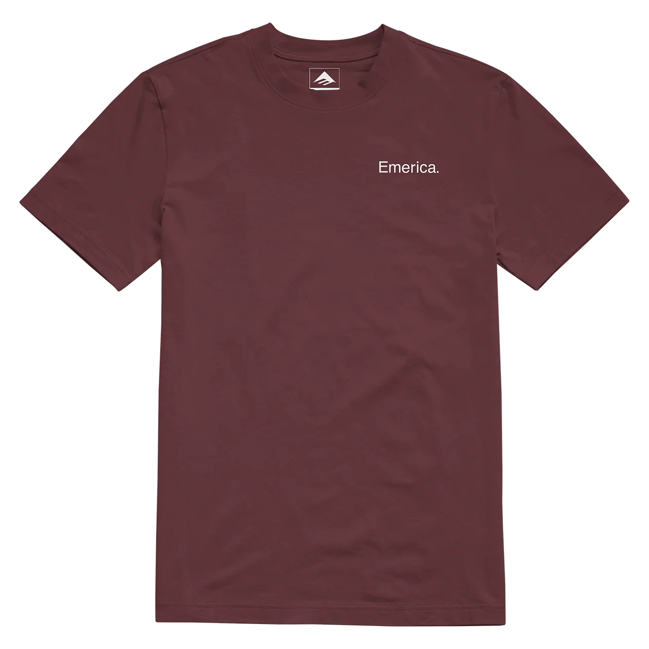 Camiseta Emerica Lockup Burgundy - Image 2