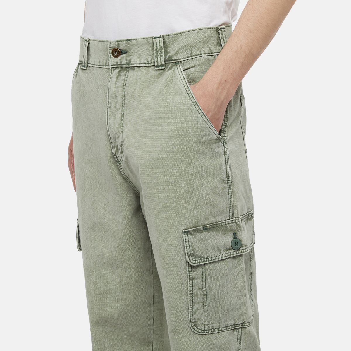 Pantalones Dickies Newington Dye Acid Green - Image 7