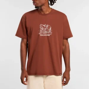 Camiseta Dickies Companion Center Cappuccino