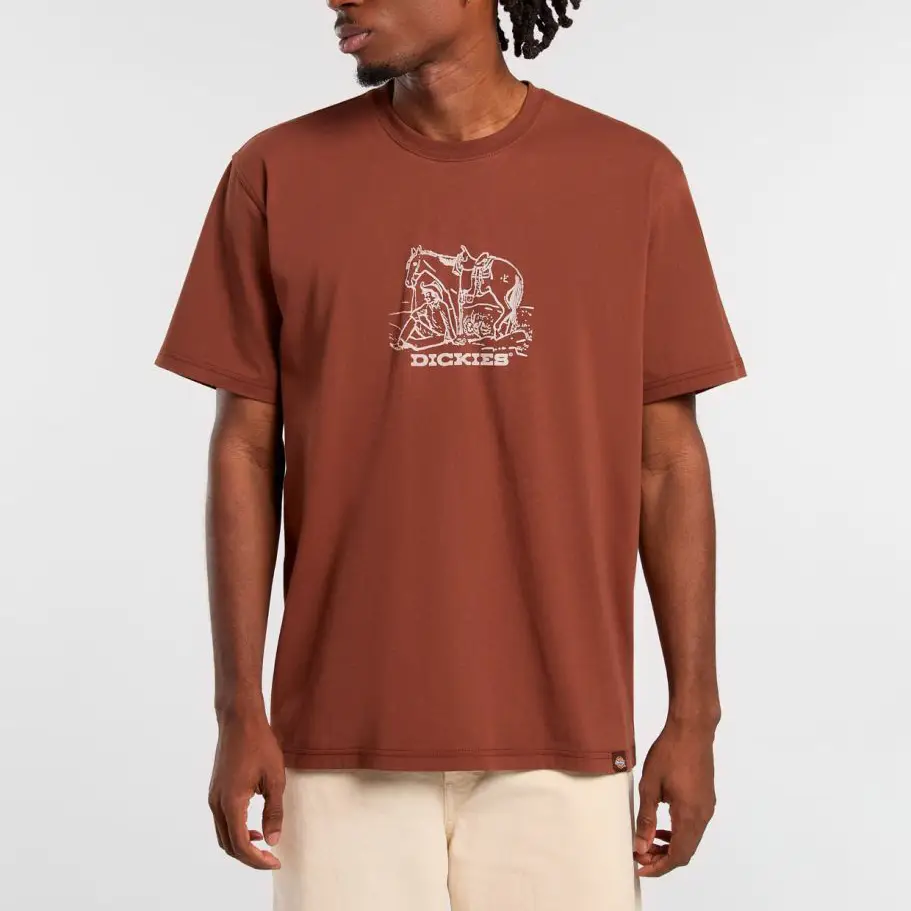 Camiseta Dickies Companion Center Cappuccino