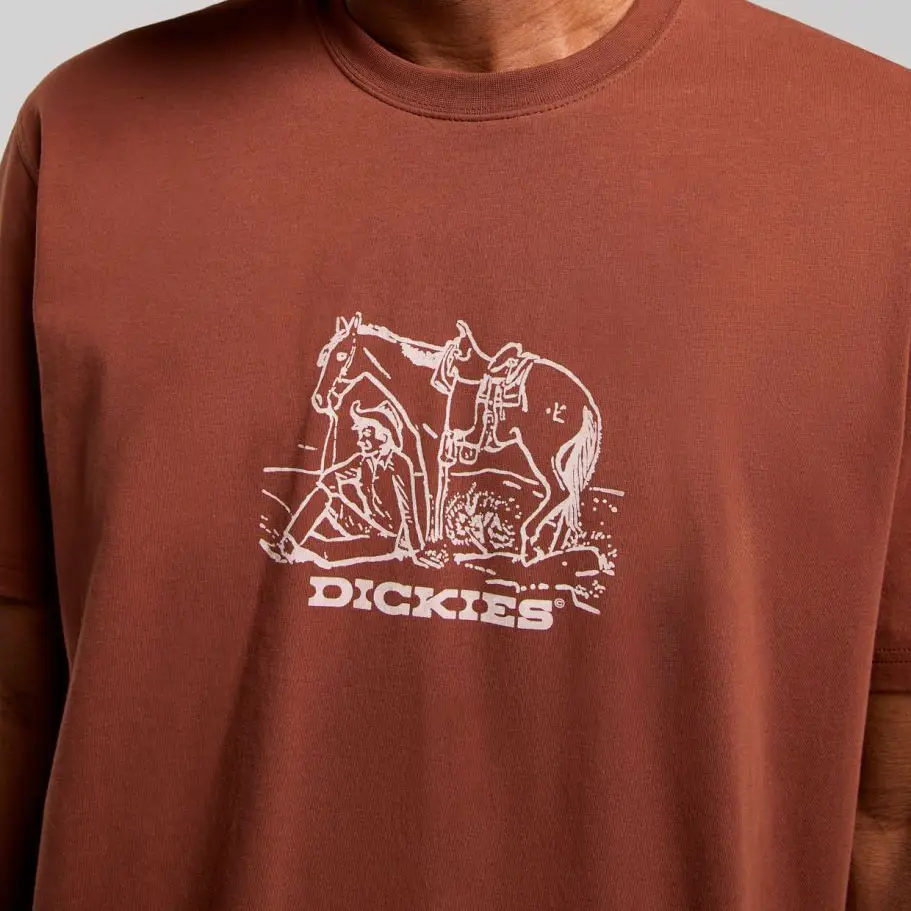 Camiseta Dickies Companion Center Cappuccino - Image 3