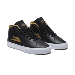 Zapatillas Lakai Flaco II Mid Black/Tobacco Leather