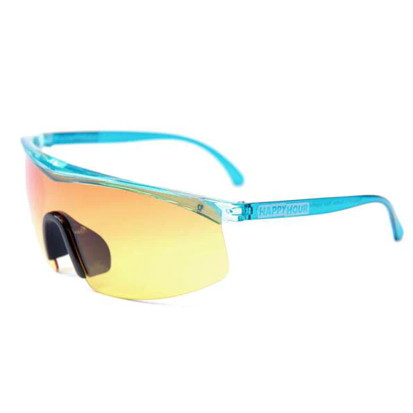 Gafas Happy Hour Firebirds Clear Gloss Turquoise Mai Tai Fade - Image 2