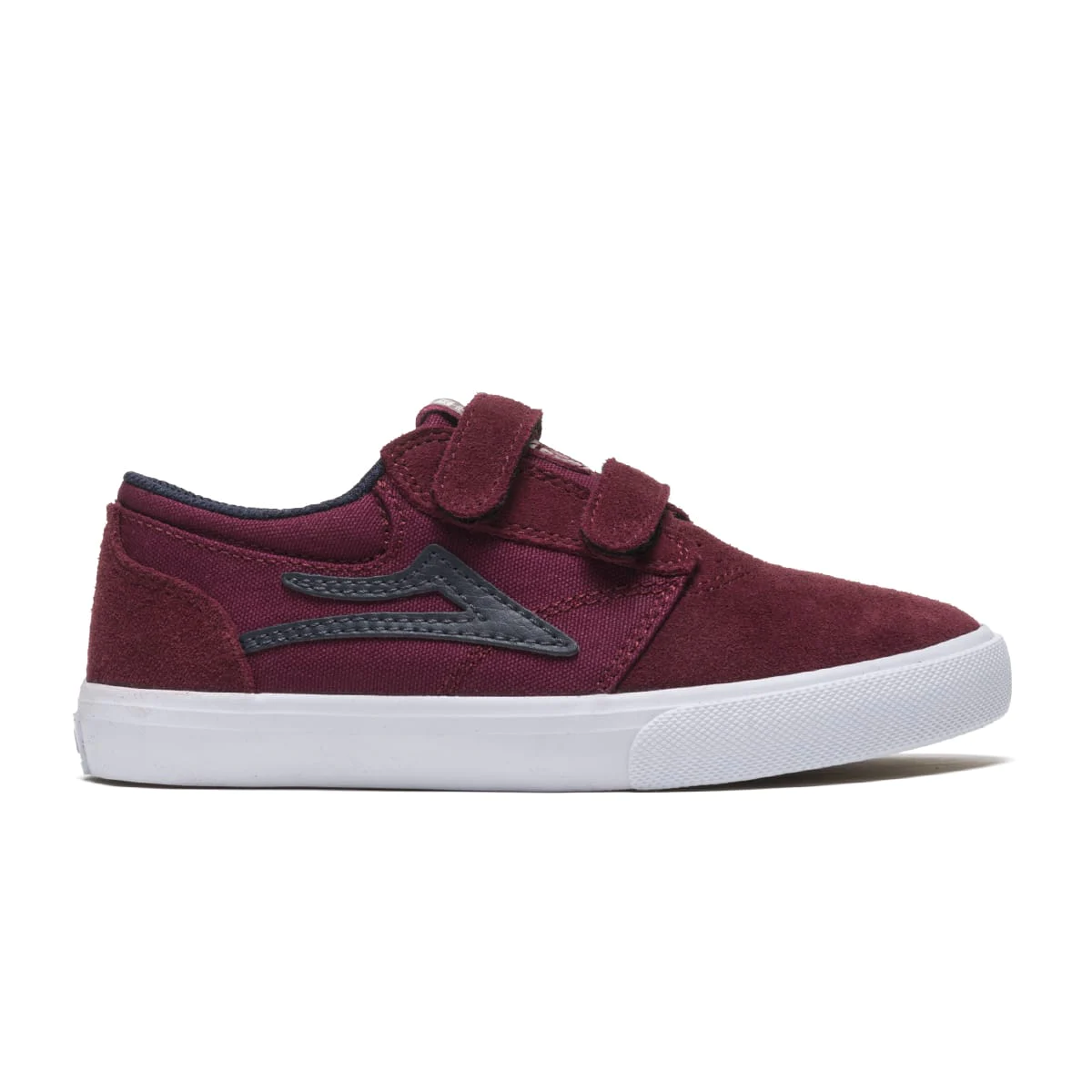 Zapatillas Lakai Griffin Kids Burgundy/Navy Suede - Image 3