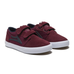 Zapatillas Lakai Griffin Kids Burgundy/Navy Suede