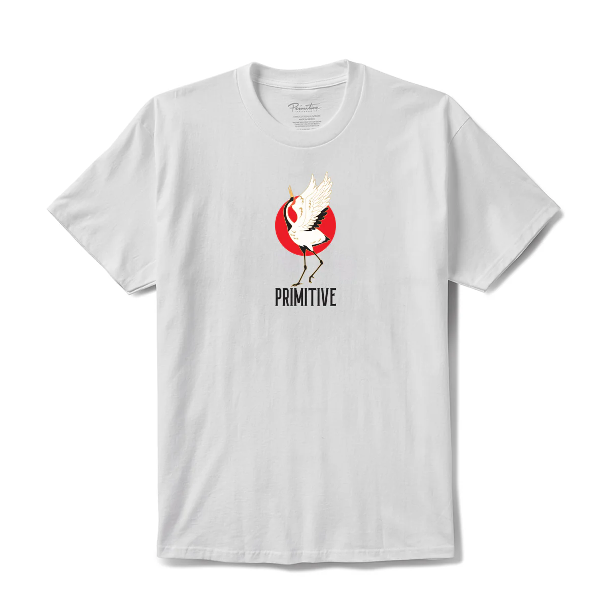 Camiseta Primitive Rising Dirty P White