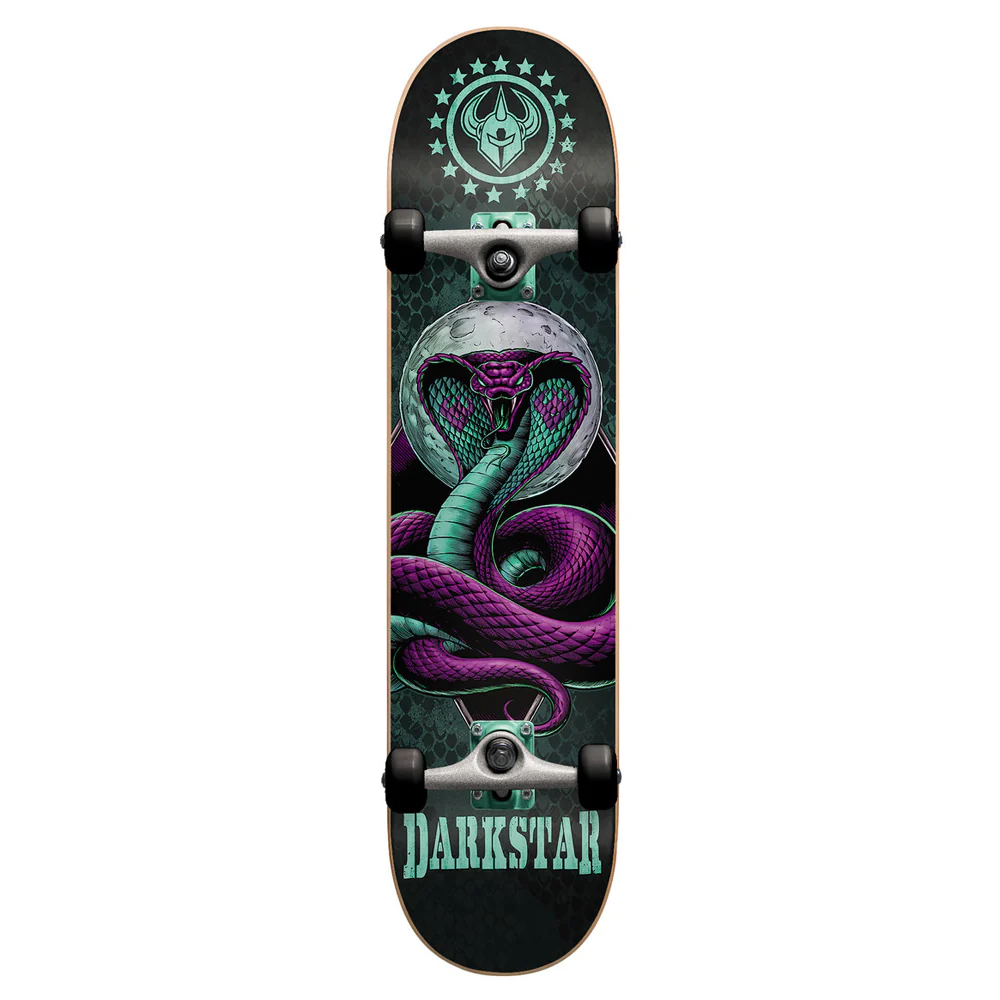 Monopatin Completo Darkstar 8" Snake Aqua