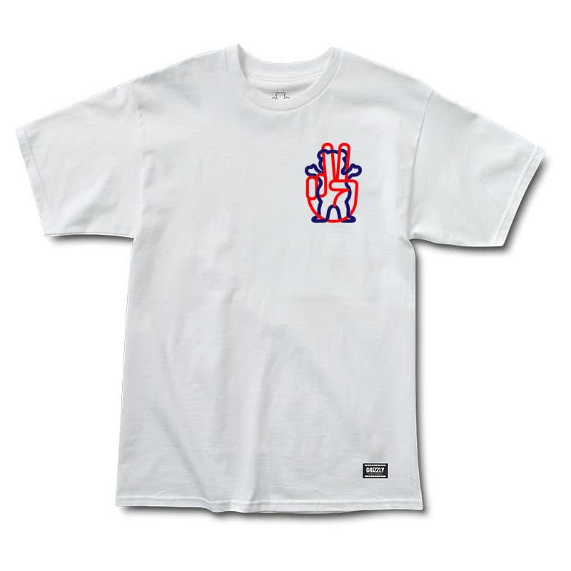 Camiseta Grizzly Peace Out White - Image 2